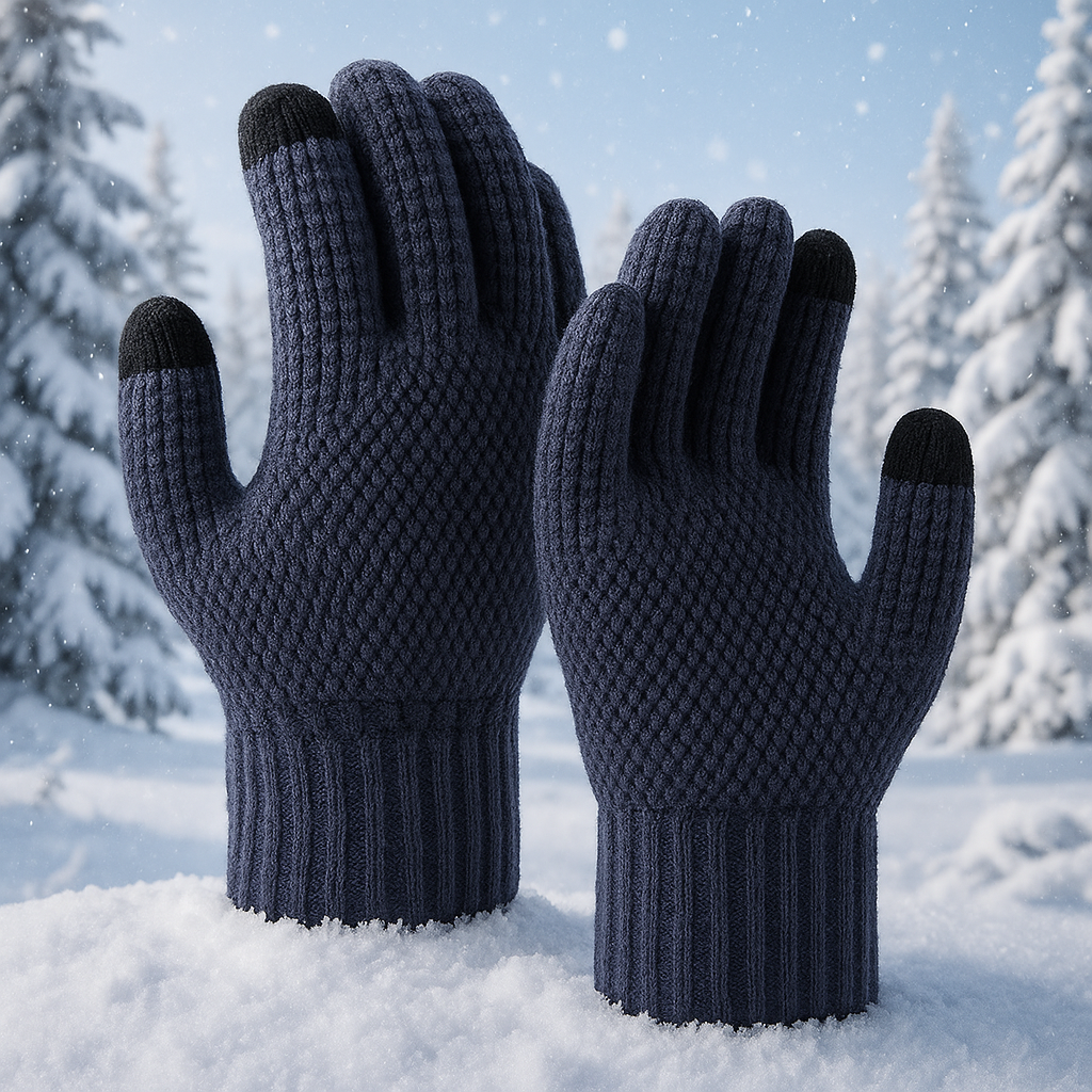 SmartKnit touchscreen winter gloves